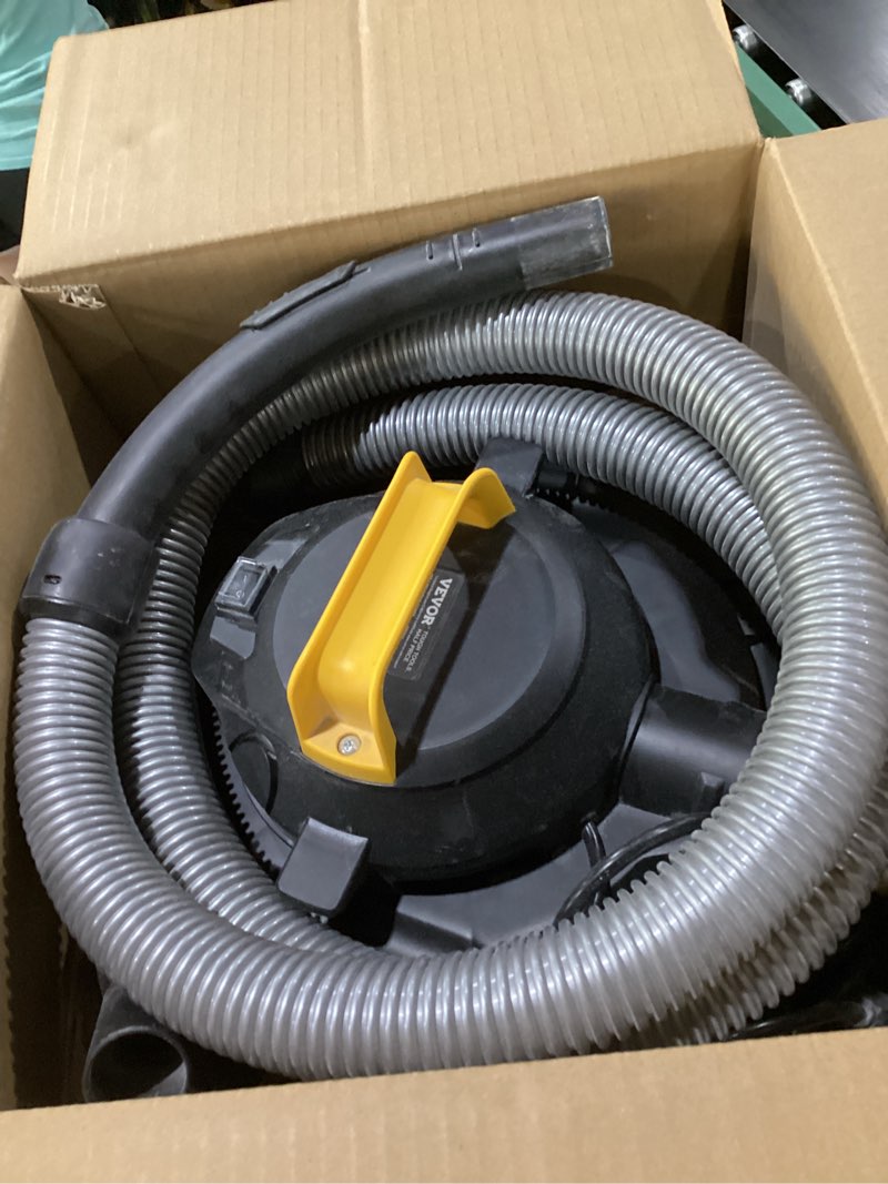 Condition photo showing New/Like New for VEVOR Stainless Steel Wet Dry Shop Vacuum, 8 Gallon 6 Peak HP Wet/Dry Vac, Powerful Suction with Blower Function w/Attachment 2-in-1 Crevice Nozzle, Small Shop Vac Perfect for Carpet Debris, Pet Hair
