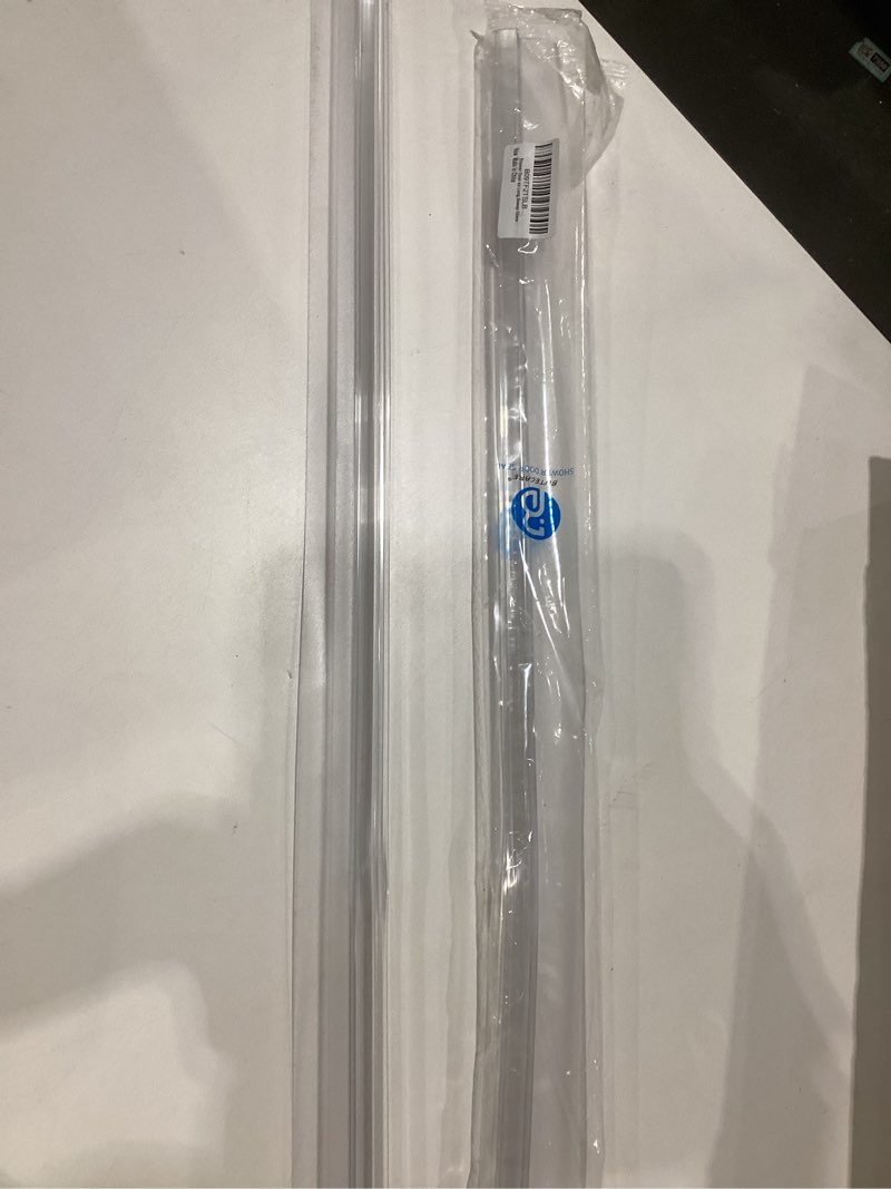 Condition photo showing Good Condition for 2-pack butecare frameless shower door bottom seal with long sweep for glass doors – stop shower leaks and create a water barrier (1/2” x 36”) ex sweep -1/2''