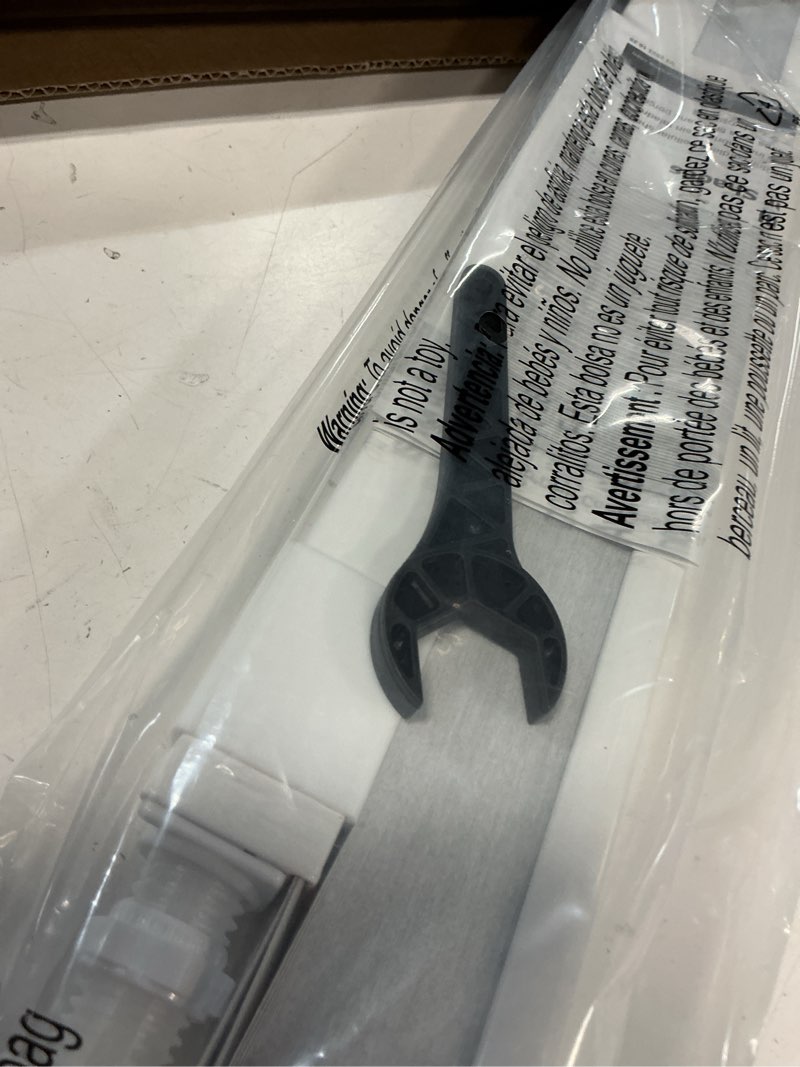 Condition photo showing Good Condition for LazBlinds Cordless Cellular Shades, No Tools No Drill Blackout Honeycomb Shades Pleated Blinds for Windows, 22.5'' W x 48'' H, Silver White Blackout-silver White 22 1/2'' W x 48'' H