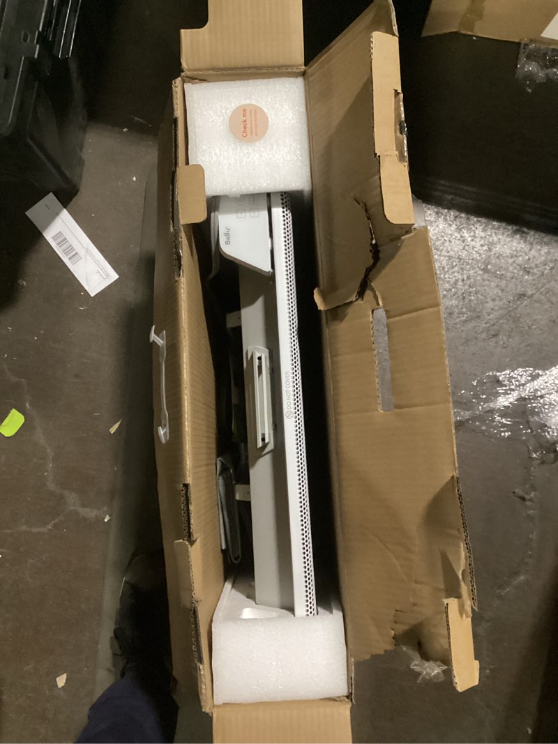 Condition photo showing As Is for Ballu Mica Infrared Space Heater Indoor Use,Large Room Panel Heater with Programmable Thermostat,WiFi App Control,Portable Stand or Wall Mount,Energy Efficient Smart Quiet Heater,Work with Alexa,White