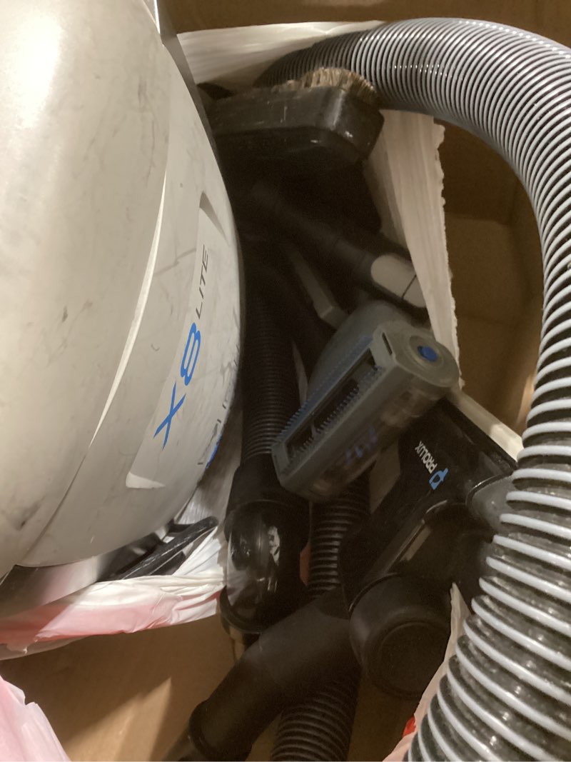 Condition photo showing As Is for Prolux X8 Lite Backpack Canister Vacuum – Lightweight HEPA Filtration for Multi-Surface Cleaning