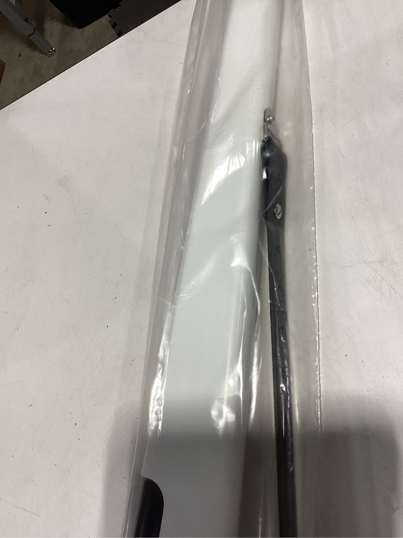 Condition photo showing As Is for incomplete, no tape, color guard rifle, drill rifle for winter guard practice | glossy finish, leather strap, foam padded ends, balanced design, winter