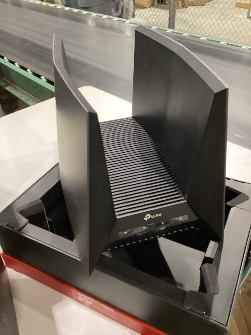 Condition photo showing As Is for POWERS ON BUT DOESN’T WORK TP-Link Tri-Band BE19000 Wi-Fi 7 Gaming Router Archer GE800 | 12-Stream | 2×10G + 4×2.5G Ports, USB 3.0 | Turbo Acceleration, Dedicated Gaming Port & Panel, RGB Lighting, HomeShield, Free Expert Help WiFi 7 BE19000 Gaming