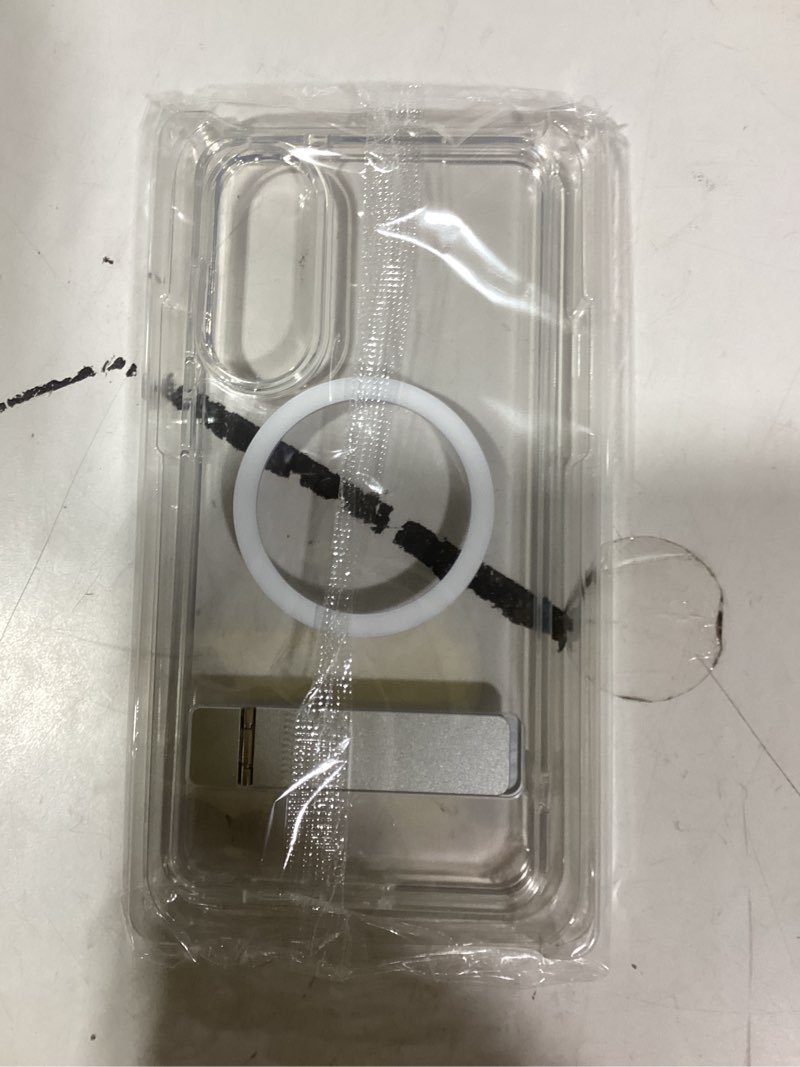 Condition photo showing New/Like New for SPIDERCASE Magnetic for Samsung Galaxy S25 Edge Case, [3 Stand Ways][ Military Grade Drop Protection] with Invisible Stand Shockproof Slim Case for S25 Edge 5G,Clear Clear S25 Edge