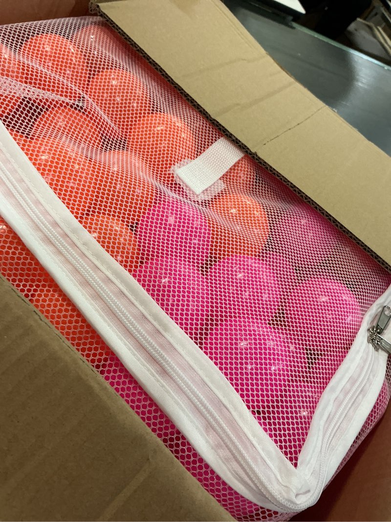 Condition photo showing Good Condition for Amazon Basics BPA Free Crush-Proof Plastic Ball, Pit Balls with Storage Bag, Toddlers Kids 12+ Months, Pack of 400 Balls, 6 Bright Colors 400 Balls 6 Bright Colors