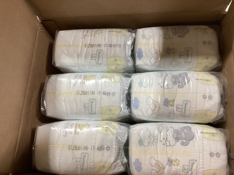 Condition photo showing New/Like New for Pampers Baby Diapers - Swaddlers - Size 2, 186 Count, Ultra Absorbent Disposable Infant Diaper