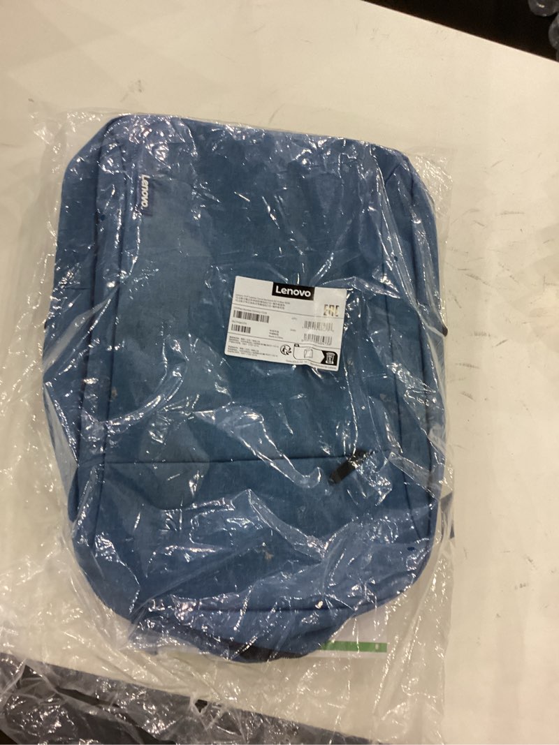 Condition photo showing New/Like New for Lenovo Casual Laptop Backpack B210 - 15.6 inch - Padded Laptop/Tablet Compartment - Durable and Water-Repellent Fabric - Lightweight - Blue B210 15.6 inch Blue
