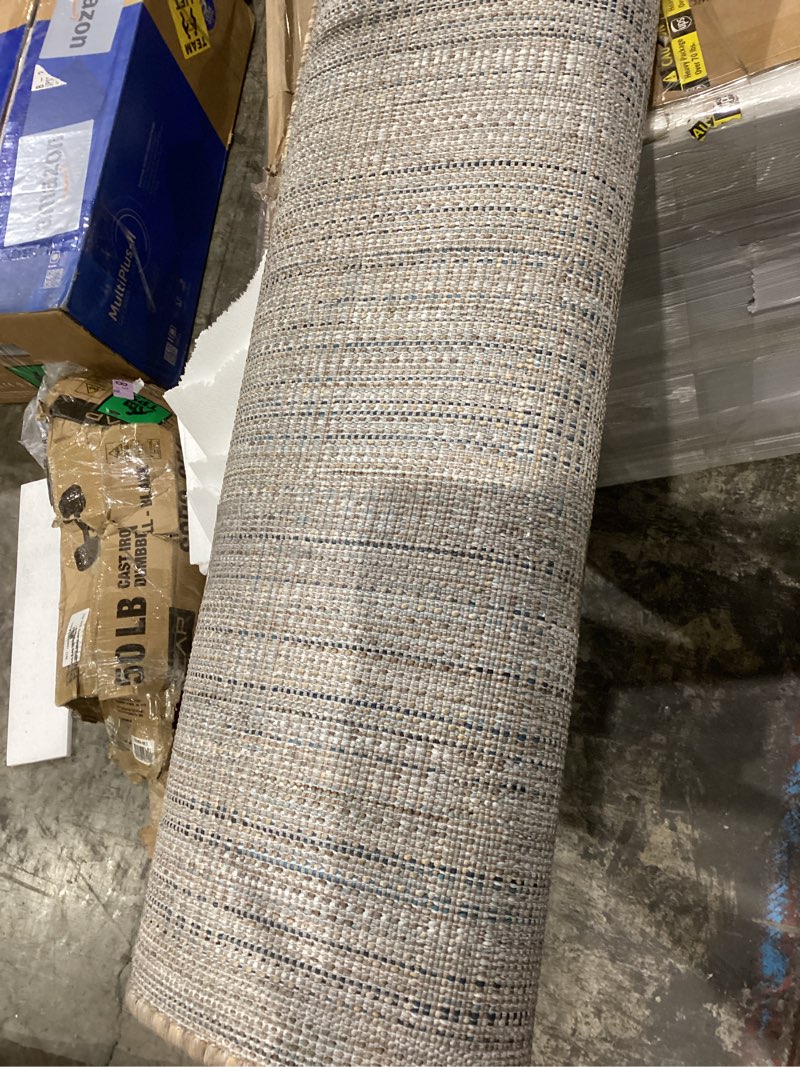 Condition photo showing Good Condition for loloi amber lewis topanga collection top-01 natural/bone 5'-3" x 7'-6" indoor/outdoor area rug natural / bone 5'3" x 7'6" (rectangular)