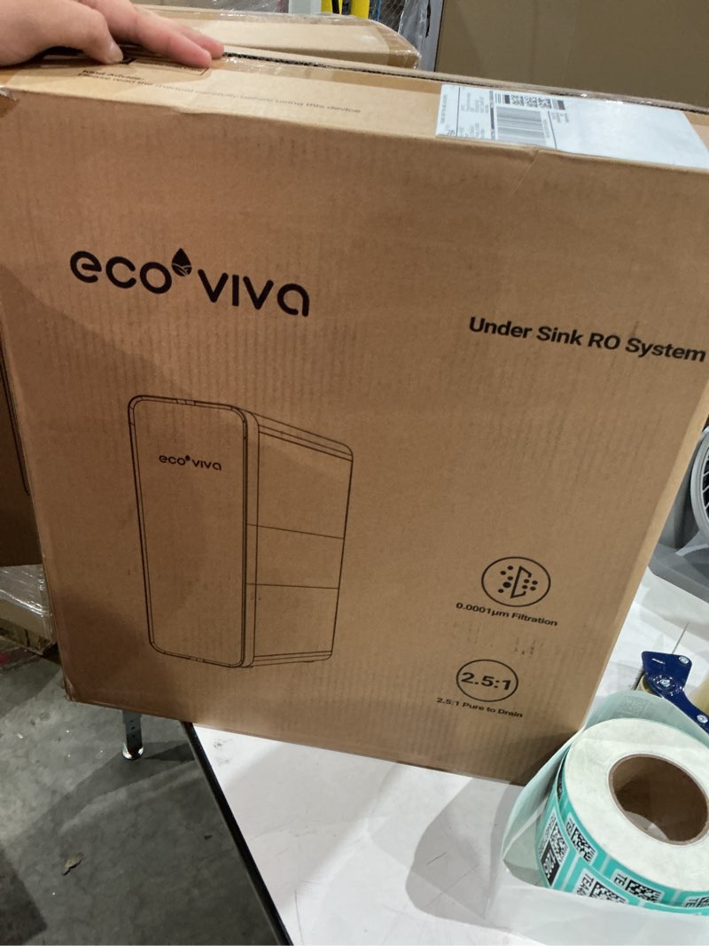 Condition photo showing Good Condition for eco viva under sink ro system