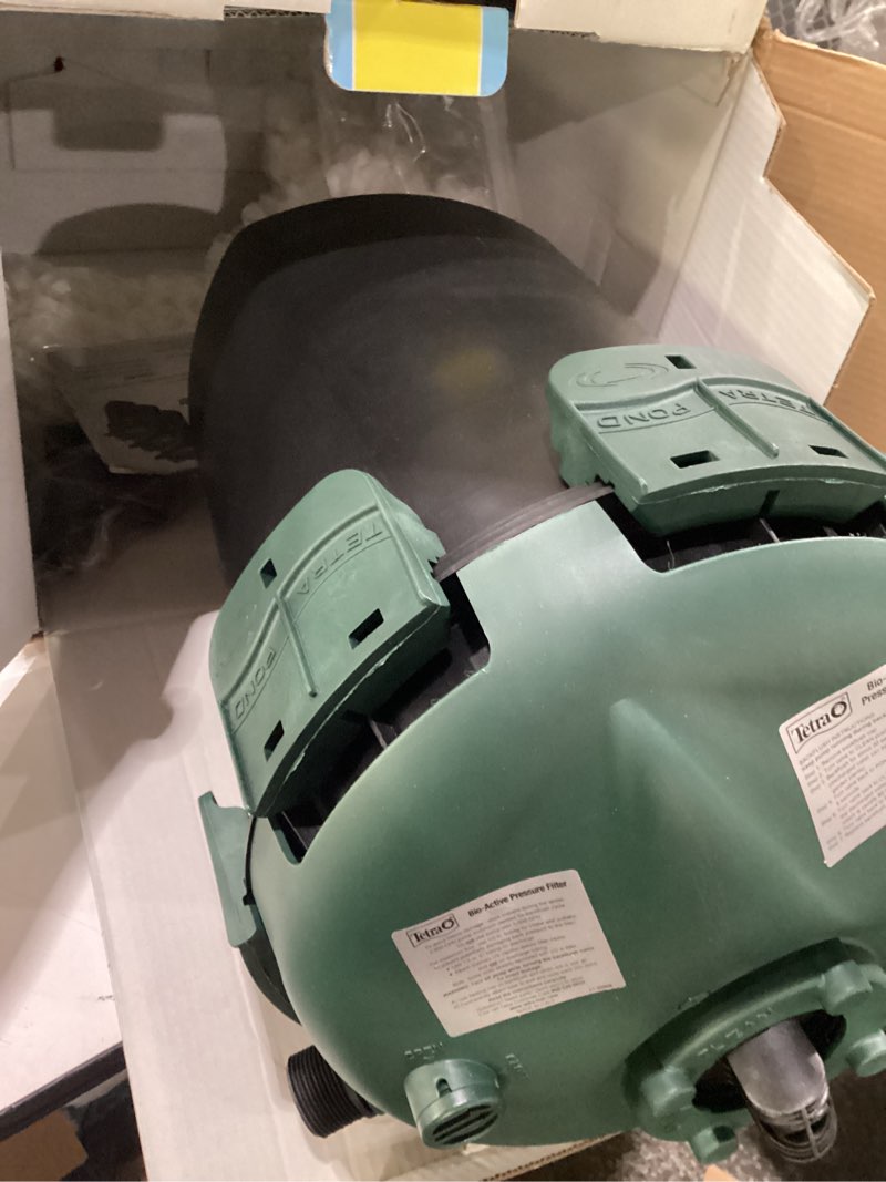 Condition photo showing New/Like New for tetrapond bio-active pressure filter, for ponds up to 2500 gallons