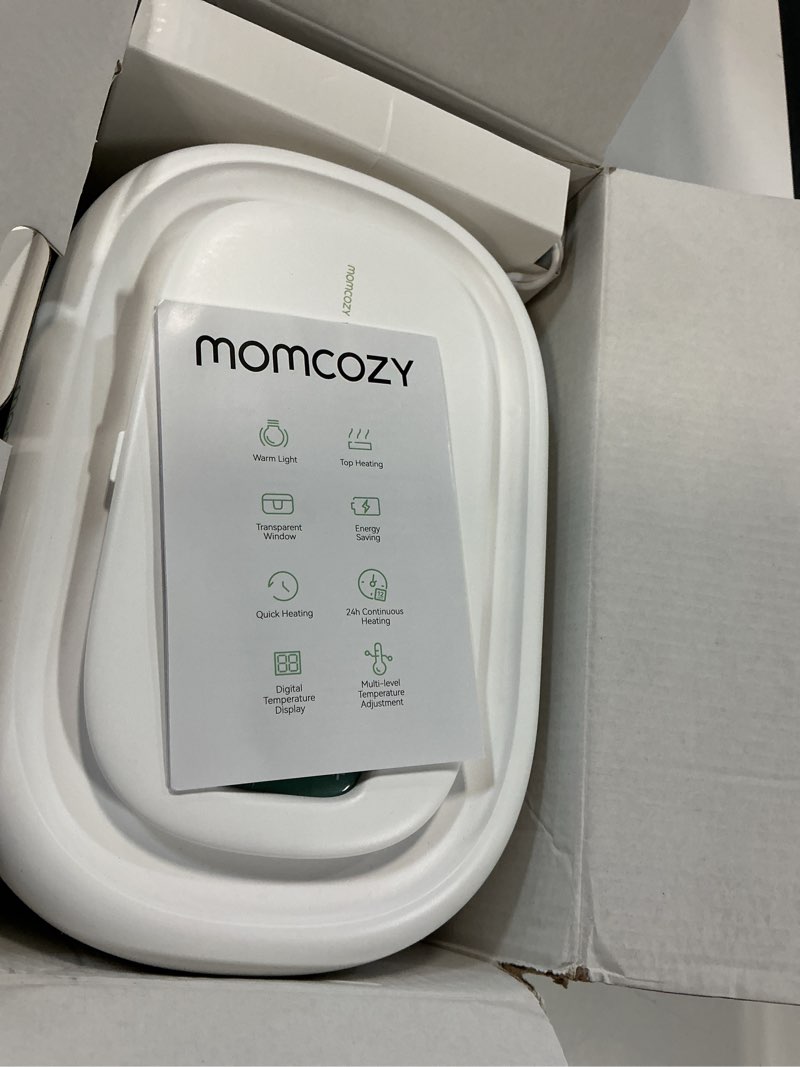 Condition photo showing Good Condition for momcozy baby wipe warmer with spring design, 4 modes temperature, wipe dispenser with night light