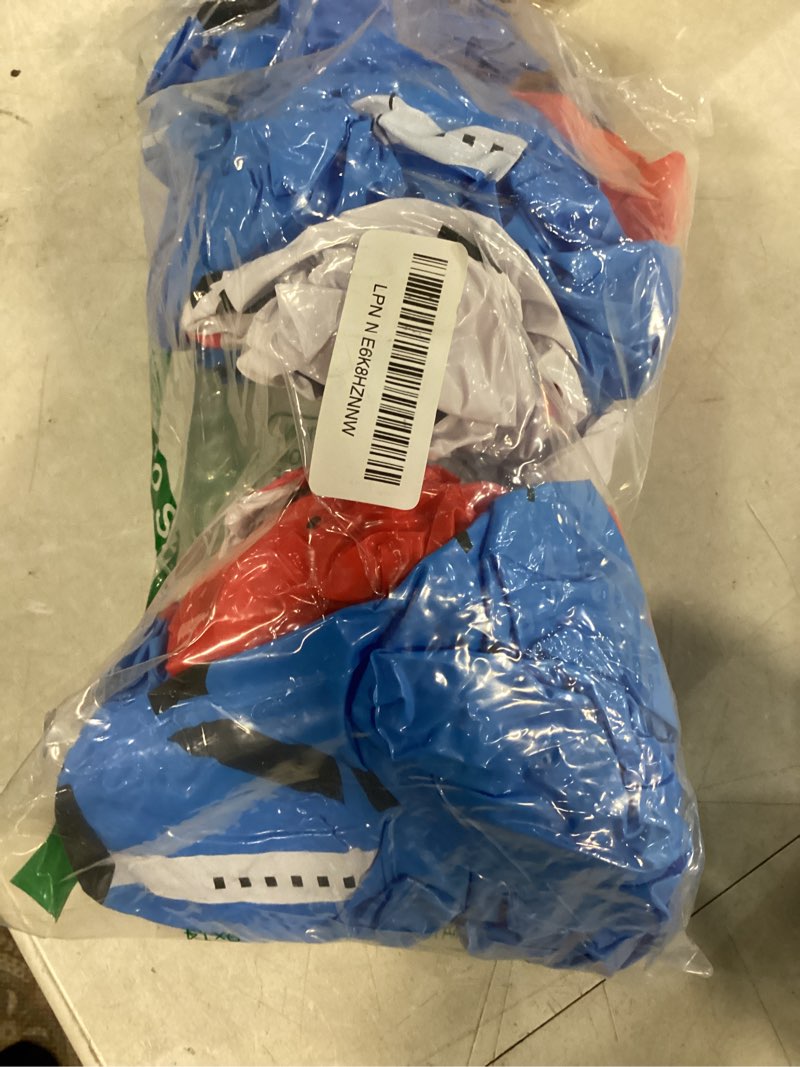 Condition photo showing Good Condition for lewtemi 12 pieces inflatable airplanes party decoration red white blue aircraft inflates plane for independence day birthday shower party supplies 24.5 and 15.75 inch