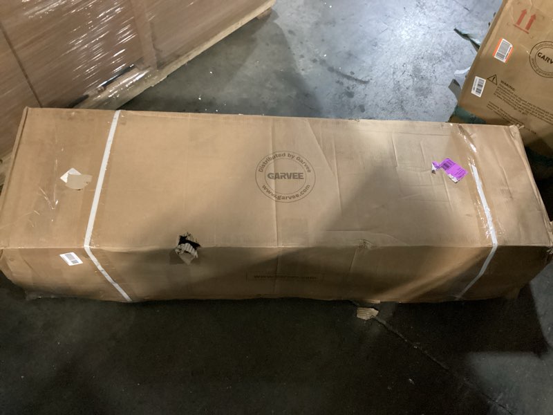 Condition photo showing As Is for 50" Lawn Sweeper Tow Behind, 28 Cu.Ft Capacity Pull Behind Yard Sweeper Large Leaf Collector, Leaf &