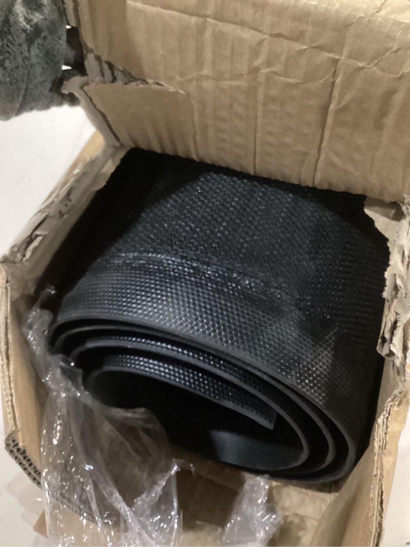 Condition photo showing Good Condition for azadx indoor outdoor door mat 35"x 59" doormat for entry heavy duty front door mat stretch mesh dirt trapper welcome doormats non-slip backing entrance mats for home commercial floor mats, black grey 35" x 59" black grey