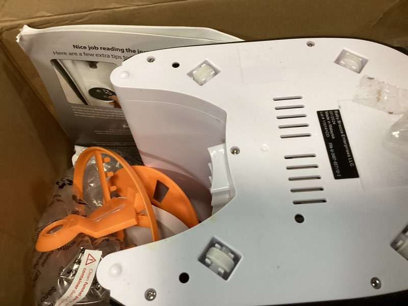 Condition photo showing As Is for Baby Brezza New and Improved Formula Pro Advanced Formula Dispenser Machine - Automatically Mix a Warm Formula Bottle Instantly - Easily Make Bottle with Automatic Powder Blending, White