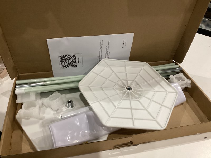 Condition photo showing New/Like New for YALLOVE 21ft Balloon Arch Stand Kit, Free Combination in Width and Height (e.g. 10ft x 7.5ft), Convenient to Assemble and Disassemble, Not Include Balloons