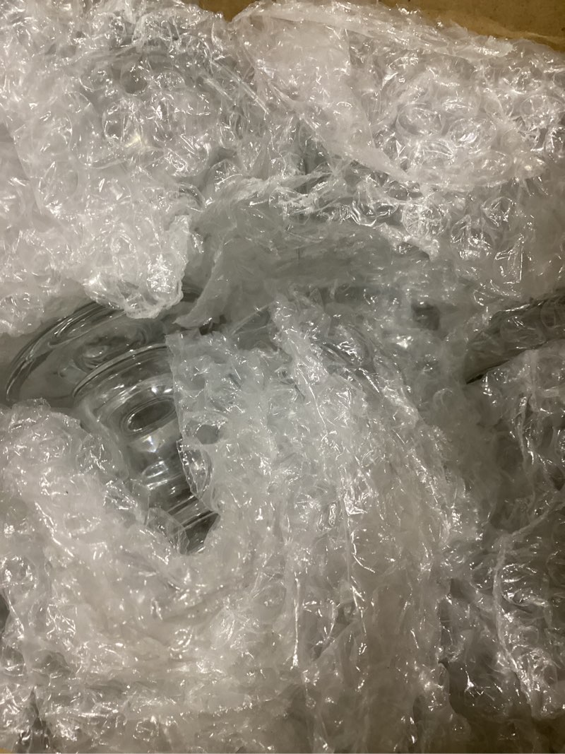 Condition photo showing Good Condition for IYOUYA Clear Glass Candlestick Holders 24PCS, 2.1" H Taper Candle Holders Bulk for Pillar Candles, Taper Candles, Glass Candle Holders for Wedding, Party&Festival Clear 24pcs
