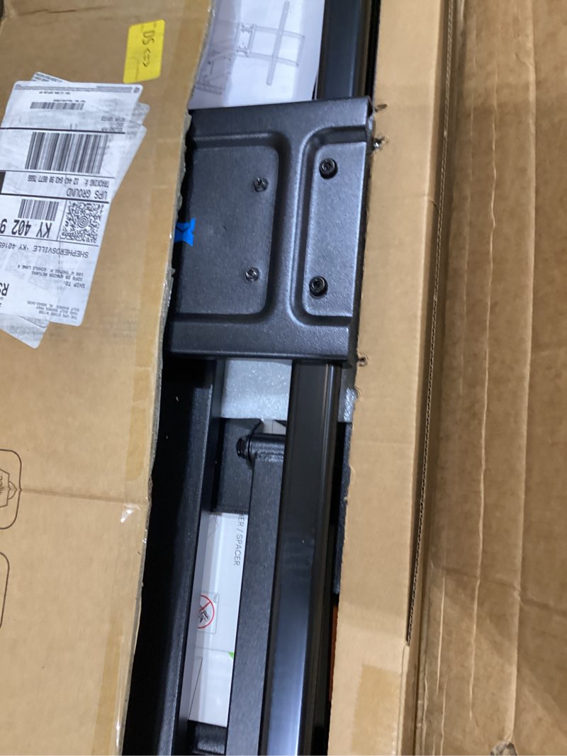 Condition photo showing Good Condition for usx star 85 98 100 120 inch ul listed heavy duty full motion tv wall mount for 60-120 inch large tvs, holds 220lbs, max vesa 900x600mm, 28" articulating arms extension, swivel & tilt, fit 24" studs 60-120"