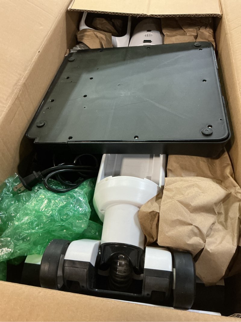 Condition photo showing As Is for redroad wet dry vacuum cleaner,22000pa cordless vacuum mop with self-cleaning&hot drying,180° lie-flat self-propelled floor cleaner machine,60mins long runtime,led digital display,voice prompts
