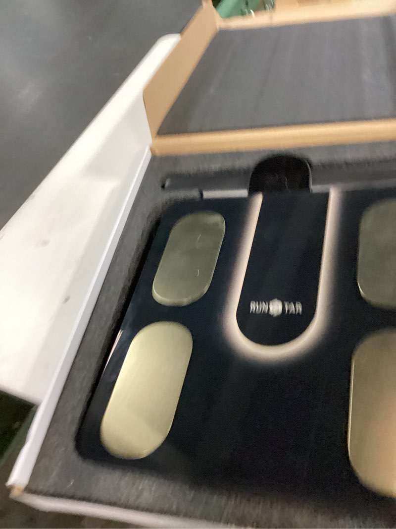 Condition photo showing Good Condition for RunStar Smart Scale FSA&HSA Eligible, 8 Electrodes Digital Bathroom Scale for Body Weight and Fat, BMI, Muscle Mass 28 Body Composition Measurement, with Full-Color TFT LCD on Retractable Handle black