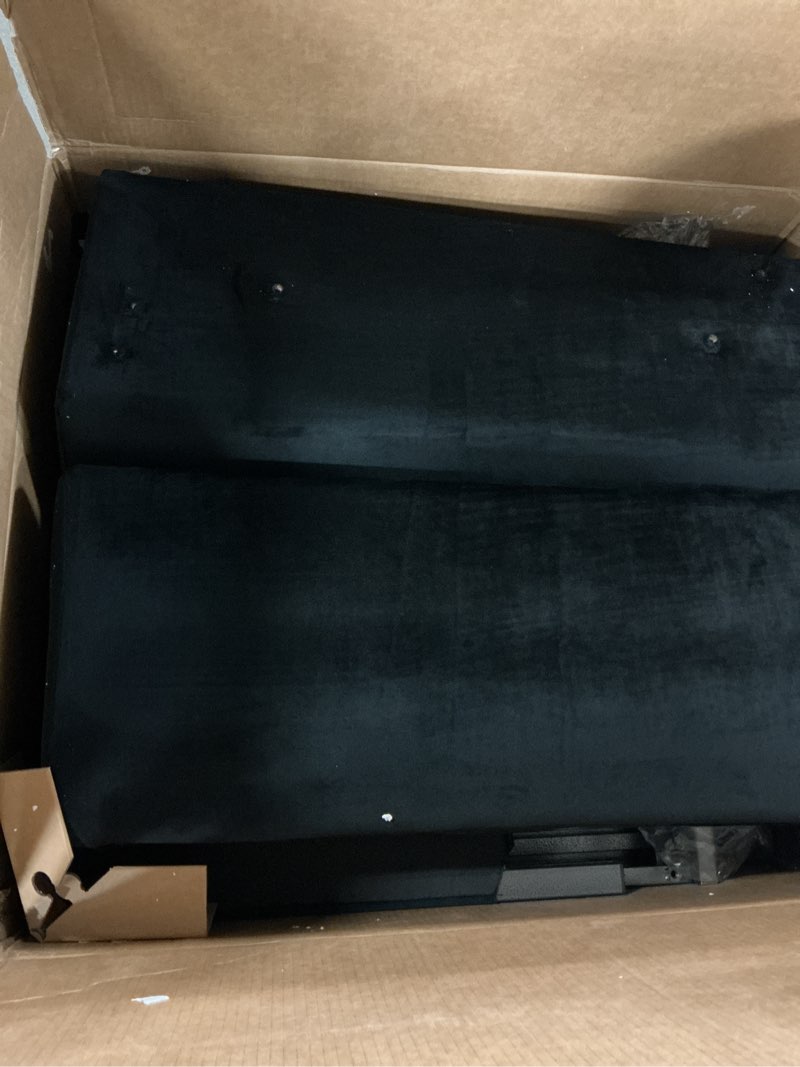 Condition photo showing As Is for (Incomplete only 1 box missing pieces ) 3-in-1 Convertible Sofa 2088-HEI-SEP-1 black