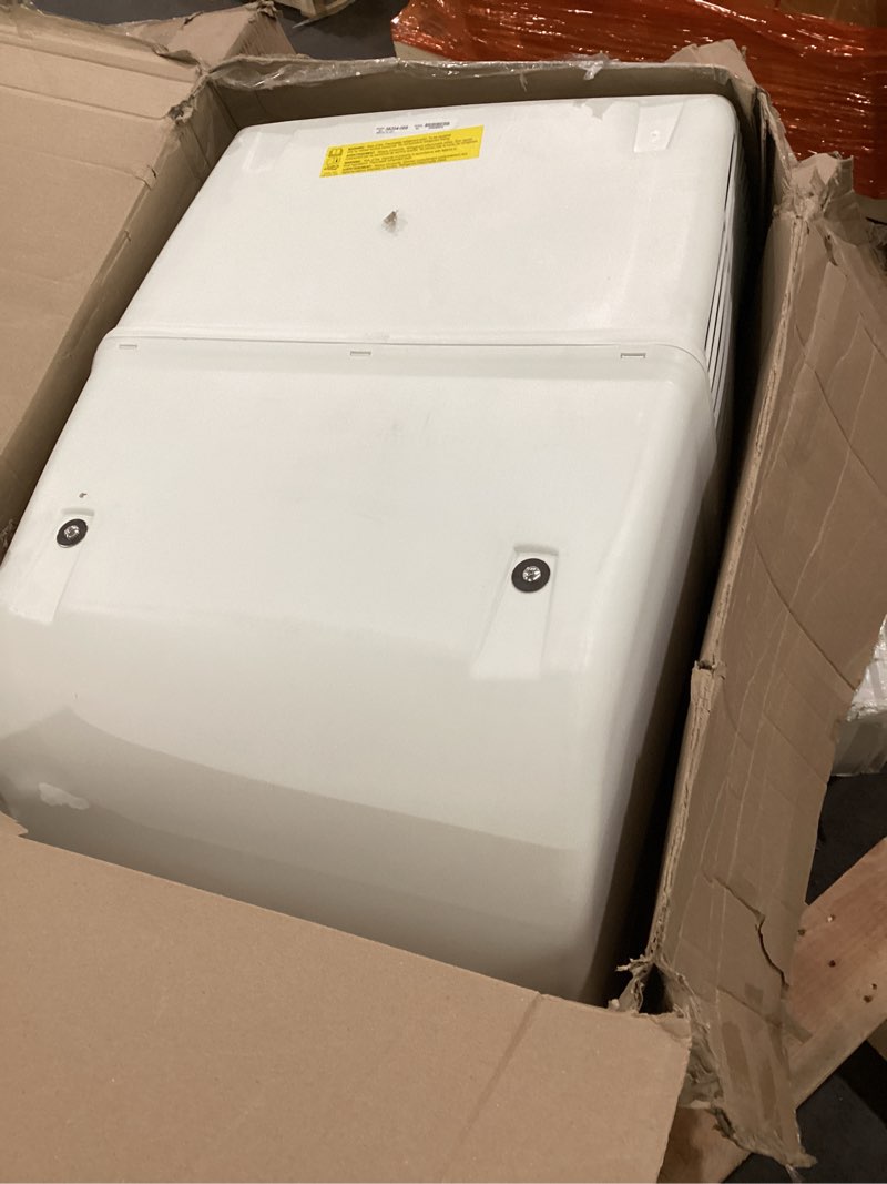 Condition photo showing As Is for 38204-066 Mach 15 Plus - 15,000 BTU A/C, Arctic White, Wood Skid