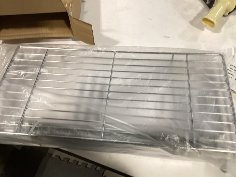 Sikarou Pull Out Cabinet Organizer 11" W x 21" D, Heavy Duty Kitchen Cabinet Pull Out Shelves, Slide Out Wire Basket for Kitchen Cabinets, Bathroom, Pantry, Chrome Finish