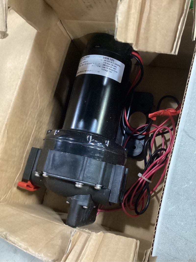 Condition photo showing Good Condition for johnson pumps - 10-13406-103 aqua jet wps 4.0 gpm 12v npt 2.8