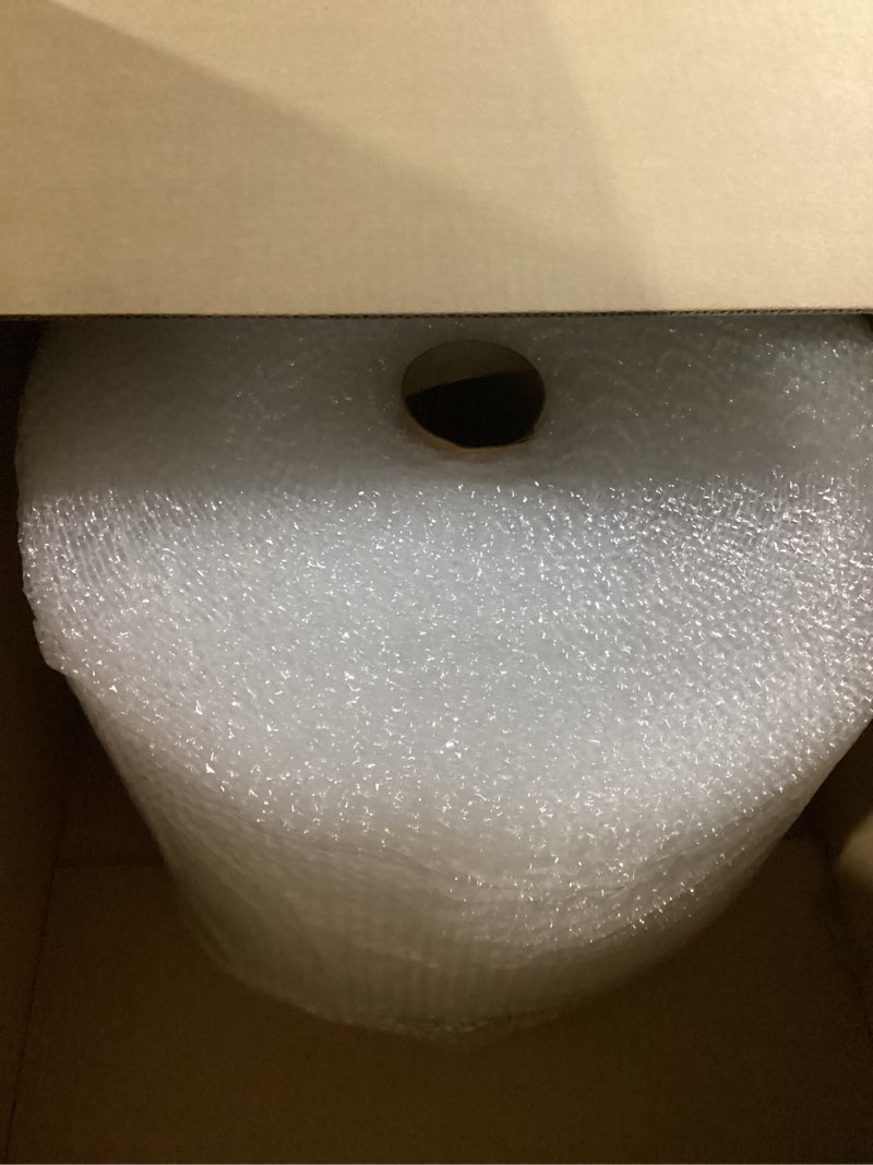 Condition photo showing Good Condition for Amazon Basics Bubble Wrap for Moving, Packing, Shipping and Storage, Perforated Protective Cushioning for Fragile Items, 12-inch x 175-ft Long Roll, Small 3/16", Clear Clear 12 inch x 175 ft
