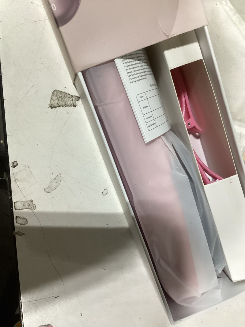 Condition photo showing Good Condition for Go Brush Pro 2026 Hair Straightener Brush 300 Million Negative Ionic Portable Hair Straightener Comb for Women with 4 Temps Fast Heating MCH Ceramic Coating Smooth Frizz Hair Light Pink