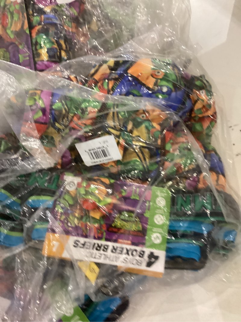 Bioworld Teenage Mutant Ninja Turtles TMNT Movie AOPs 4-Pack Youth Boys Boxer Briefs-10