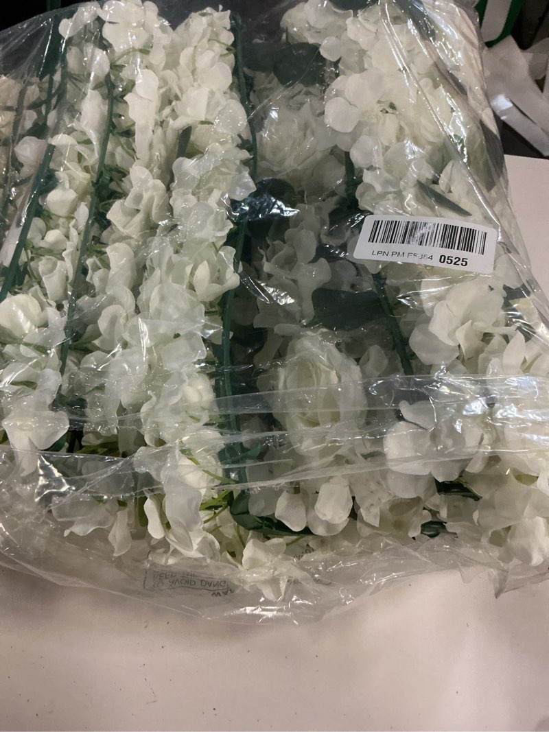 Condition photo showing Good Condition for Flower Centerpieces for Tables - 6 Pack Wedding Arch Artificial Flowers Blue Arrangements Center Piece for Reception, Living Room, Kitchen, Dining Table Runner Decorations(20.5 * 9.4''/52 * 24cm) Blue 6PCS