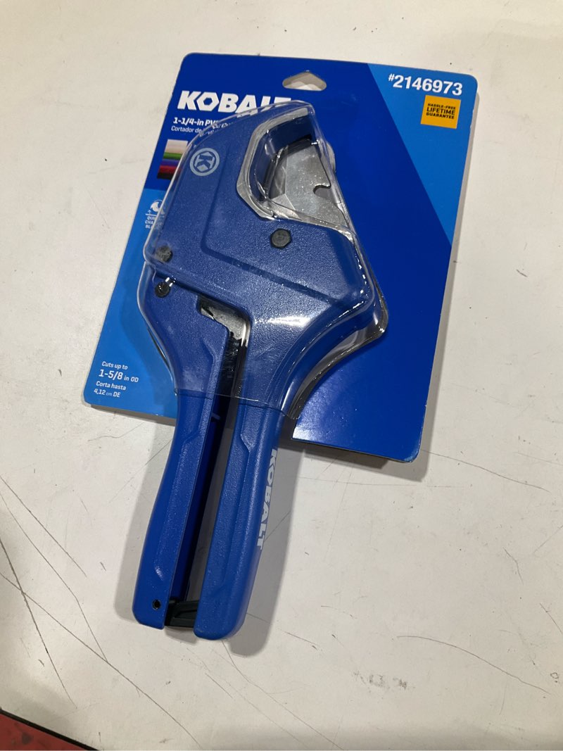 Condition photo showing As Is for kobalt cutter 1-1/4-in pvc cutter