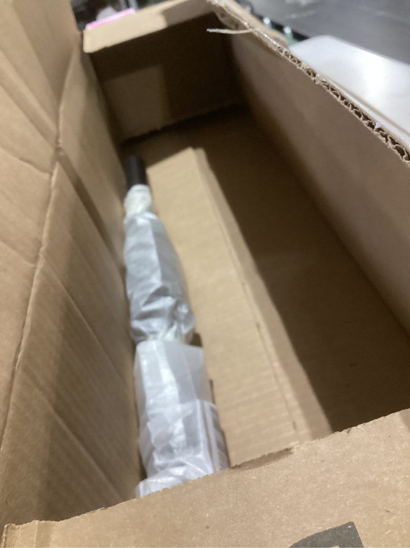 Condition photo showing Good Condition for 24 inch ceiling fan downrod accessories with extension cord for ceiling fan with lights, original (black) 24in black