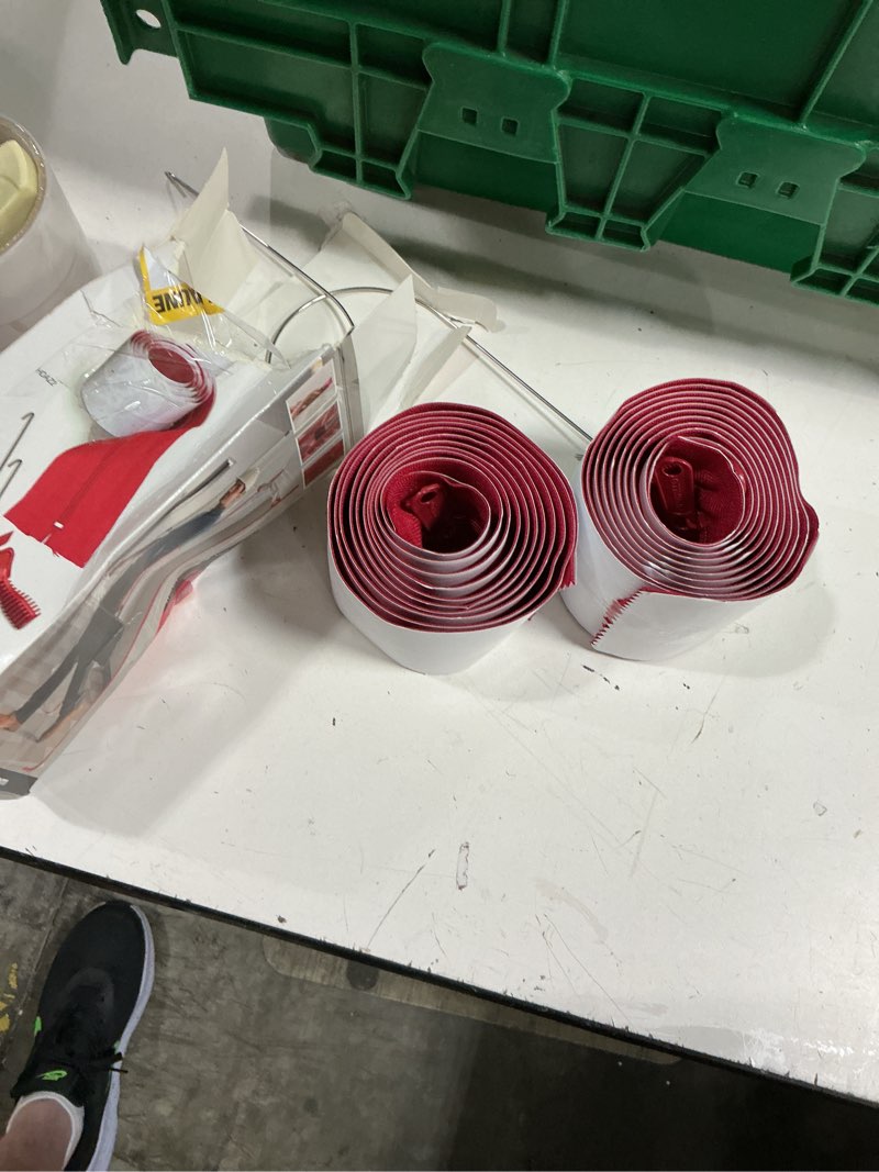 Condition photo showing Good Condition for zipwall 3 in. w x 7 ft. l coated canvas self-adhesive zipper 2 pk