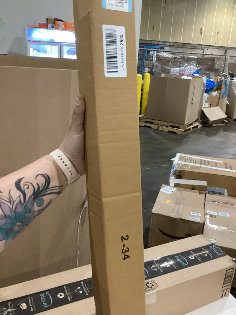 Condition photo showing New/Like New for aosky blackout roller shades cordless blinds for windows, free-stop shades with valance, thermal insulated fabric, uv protection, blinds for home and office (34" w x 72" h, linen white) linen white 34"w x 72"h