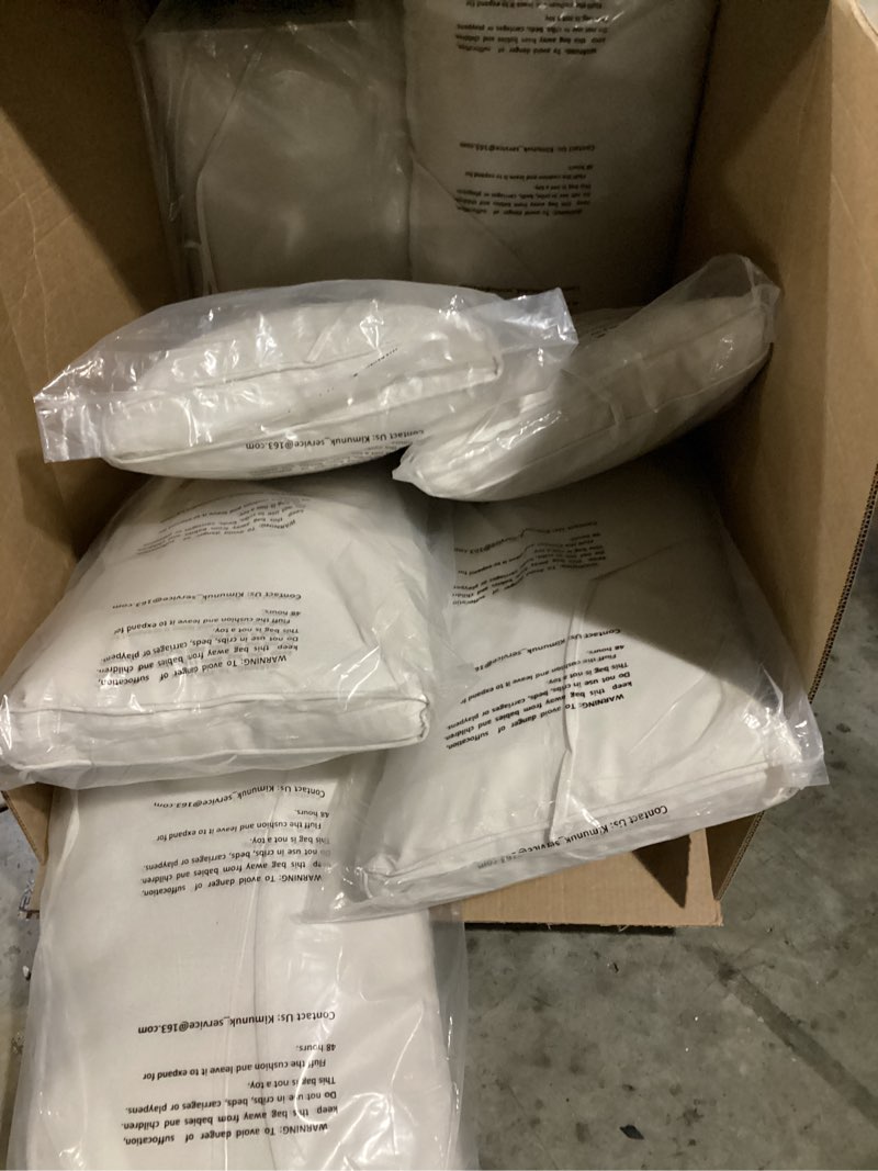 Condition photo showing Good Condition for ( only cushions ) Wynee 14 Pcs Outdoor Cushions Set 5\" Outdoor Furniture Replacement Cushions Patio Furniture Cushions And Sectional Cushions Cushion Color: Beige