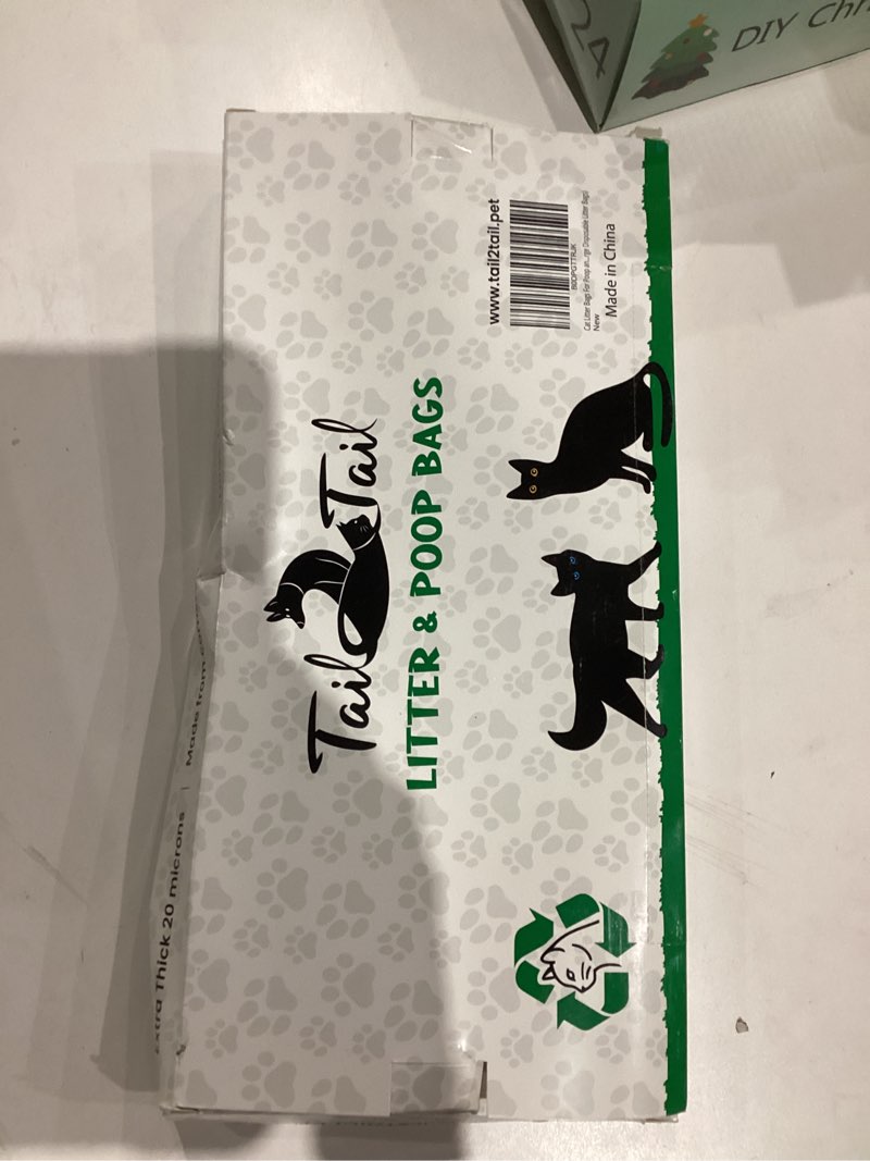 Condition photo showing New/Like New for Biodegradable Cat Litter Bags for Poop and Pee (70 Extra Large 18 X 18 with Gussets expanded). Leak proof, Durable, Unscented, Compostable, Strong, with Handles.