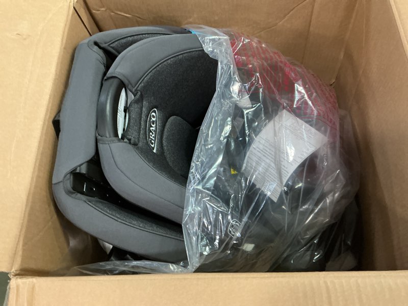 Condition photo showing Good Condition for Graco Turn2Me 3-in-1 Rotating Convertible Car Seat, Manchester, Featuring Headrest and Harness Adjust, Easy Installation and Steel Reinforced Frame