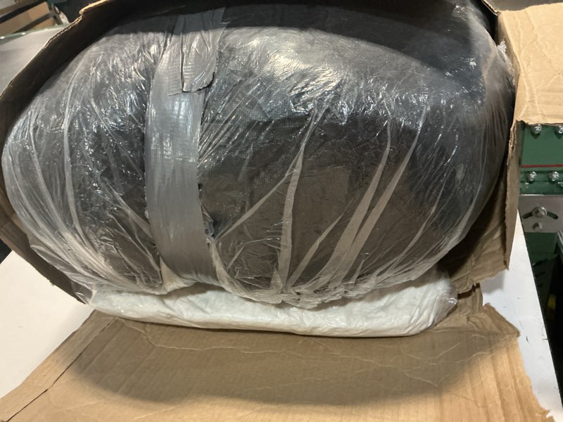 Condition photo showing Good Condition for hobestluk bean bag chairs 2.5ft bean bag chair with memory foam filled & chevron plush fur cover small bean bag chairs for playroom, living room, bedroom (white) 2.5ft - 28.5" x 28.5" x 17.8" white