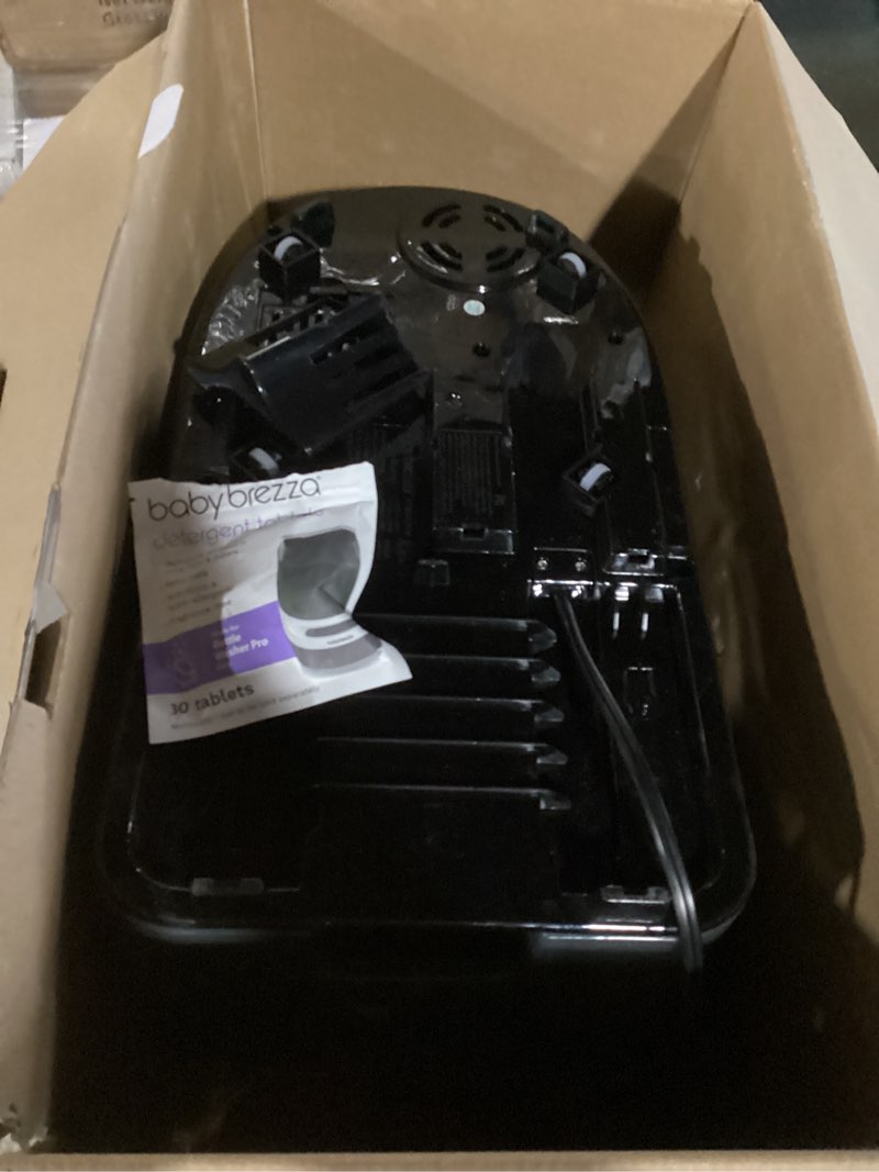 Condition photo showing Good Condition for Baby Brezza Bottle Washer Pro - Baby Bottle Washer, Sterilizer + Dryer - All in One Machine Cleans Baby Essentials like Bottles + Pump Parts – Appliance to Replace Bottle Brushes & Drying Racks, Black