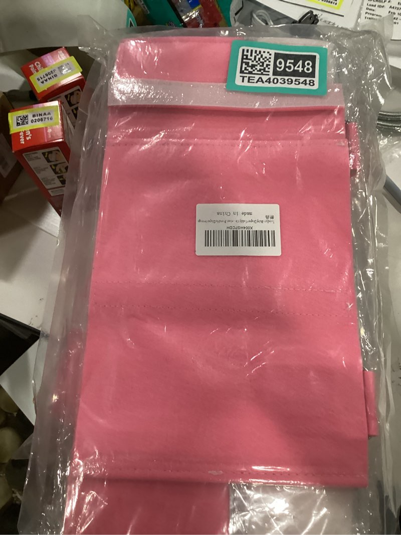 Condition photo showing New/Like New for Baby Diaper Caddy Organizer, Portable Diaper Storage Basket for Changing Table, Nursery, Car, Pink