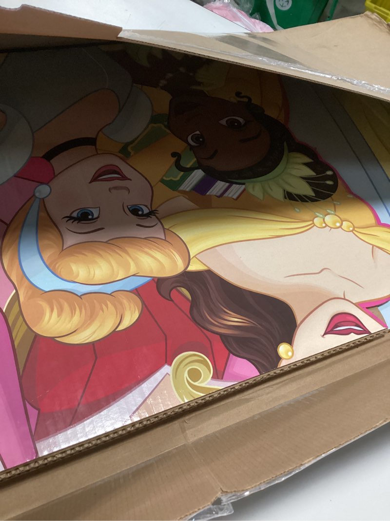 Condition photo showing New/Like New for Cardboard People Princess Collage Life Size Cardboard Cutout Standup - Disney