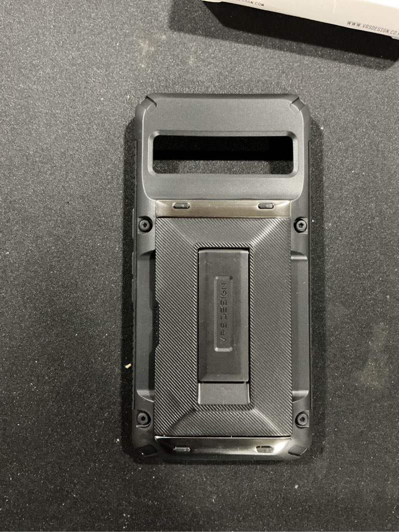 Condition photo showing New/Like New for VRS DESIGN Damda Glide Pro Phone Case for iPhone 13 Pro Max, Sturdy Semi Auto Wallet [4 Cards] Case with Card Slot Holder, Compatible for iPhone 13 Pro Max Case (2021) (Black) iPhone 13 Pro Max Matte Black