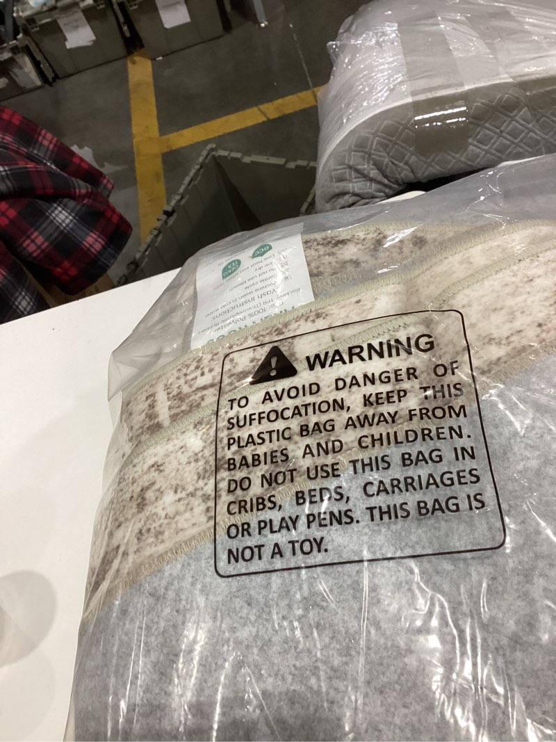 Condition photo showing As Is for rug
