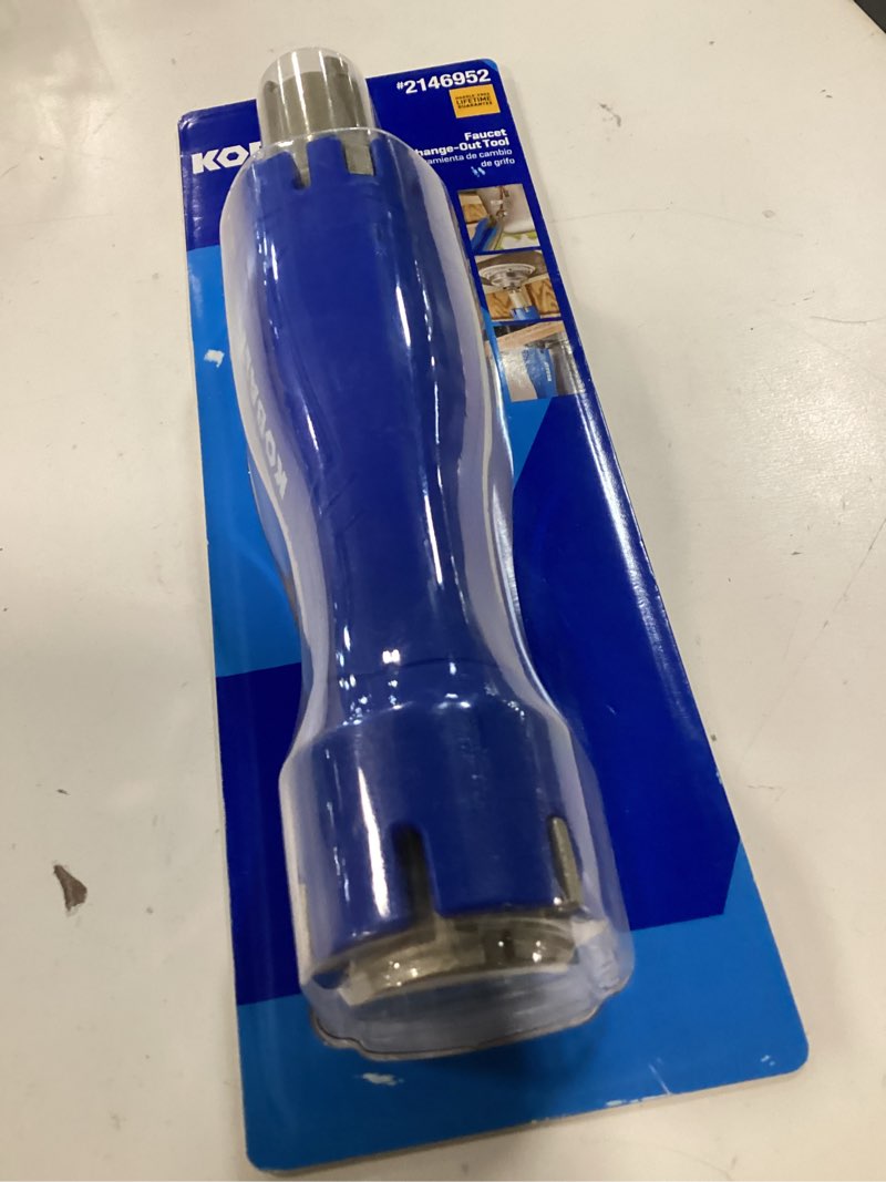 Condition photo showing New/Like New for kobalt faucet change-out tool