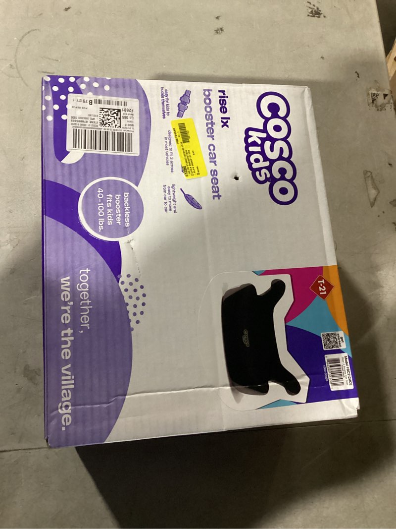 Condition photo showing Good Condition for cosco topside backless booster car seat, lightweight booster seats for cars 40-100 lbs, backless booster seat for car, organic waves organic waves 1 pack