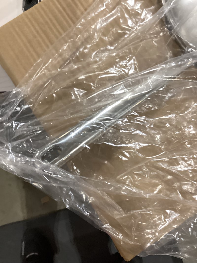 Condition photo showing As Is for Misen 5-Ply Stainless Steel 12" Frying Pan - Professional Cookware for Induction, Gas and Electric - Dishwasher Safe, Oven Safe to 800°F - Durable, Versatile, Even Heating 12 Inch