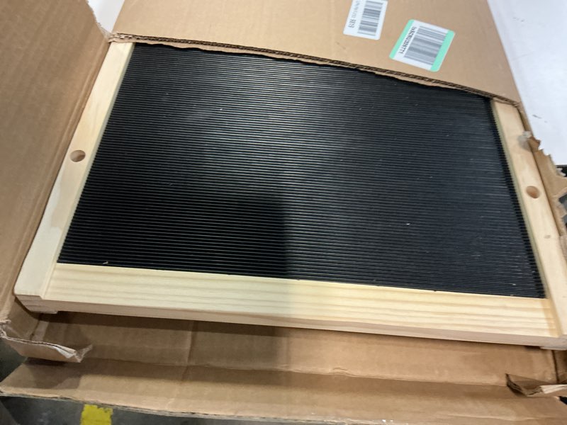 Condition photo showing Good Condition for dog ramp for couch, bed or car, wooden 44" long pet stairs for small & large old dogs & cats, hold up to 200lb, 5 adjustable height from 14.96" to 22", portable doggie steps, excellent traction 44"l*15.74"w*14.96"~22.04"h