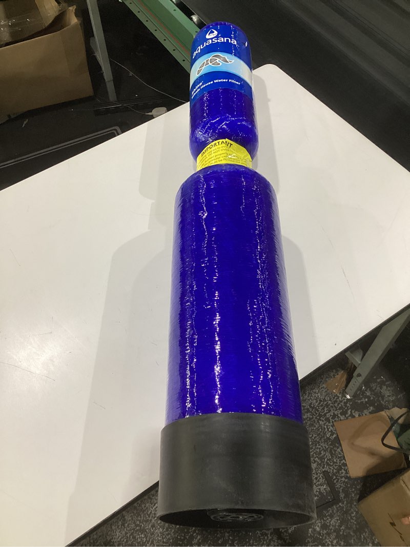 Condition photo showing Good Condition for (similar to stock photos, incomplte parts)aquasana whole house water filter system | 1,000,000 gallons | carbon & kdf media | reduces 97% chlorine & sediment | includes pre- and post-filters | rhino eq-1000oea
